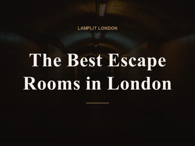 escape rooms london