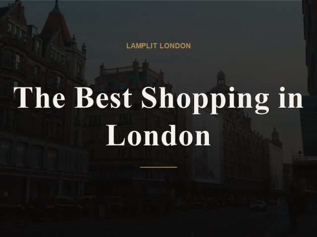 best shopping london