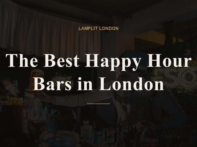 best happy hour london