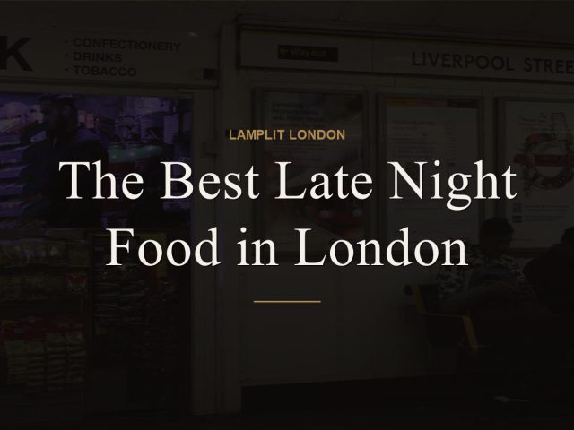 late night food london