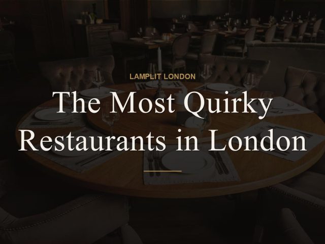 quirky restaurants london