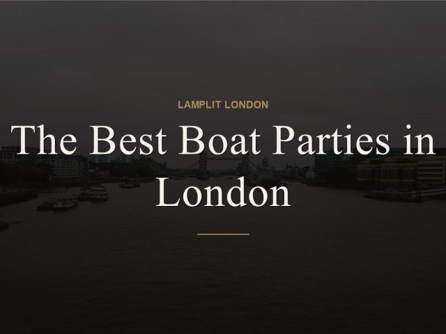 The Best Boat Parties in London