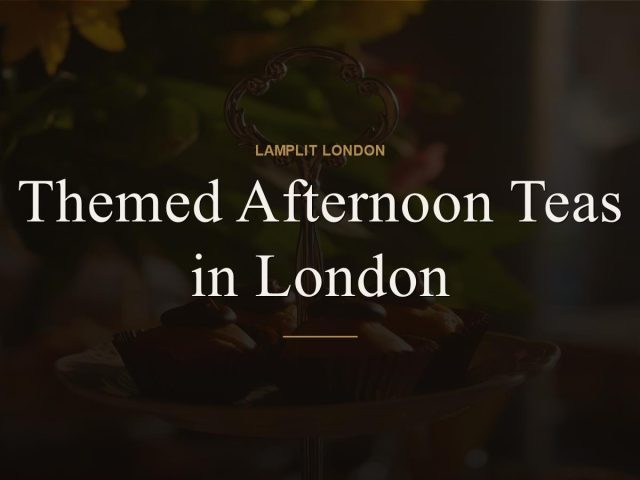 themed afternoon tea london