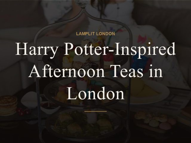 harry potter afternoon tea london