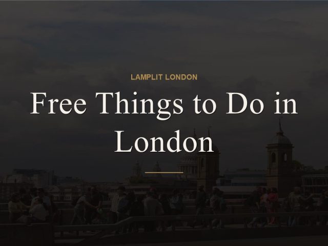 Free Things to Do in London