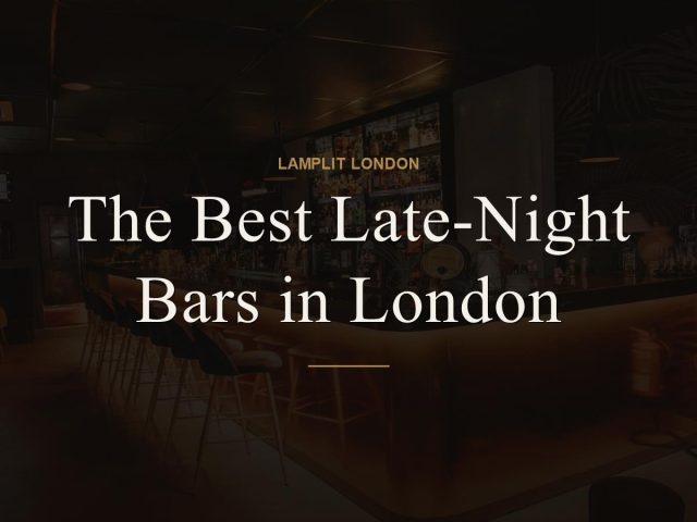late night bars london